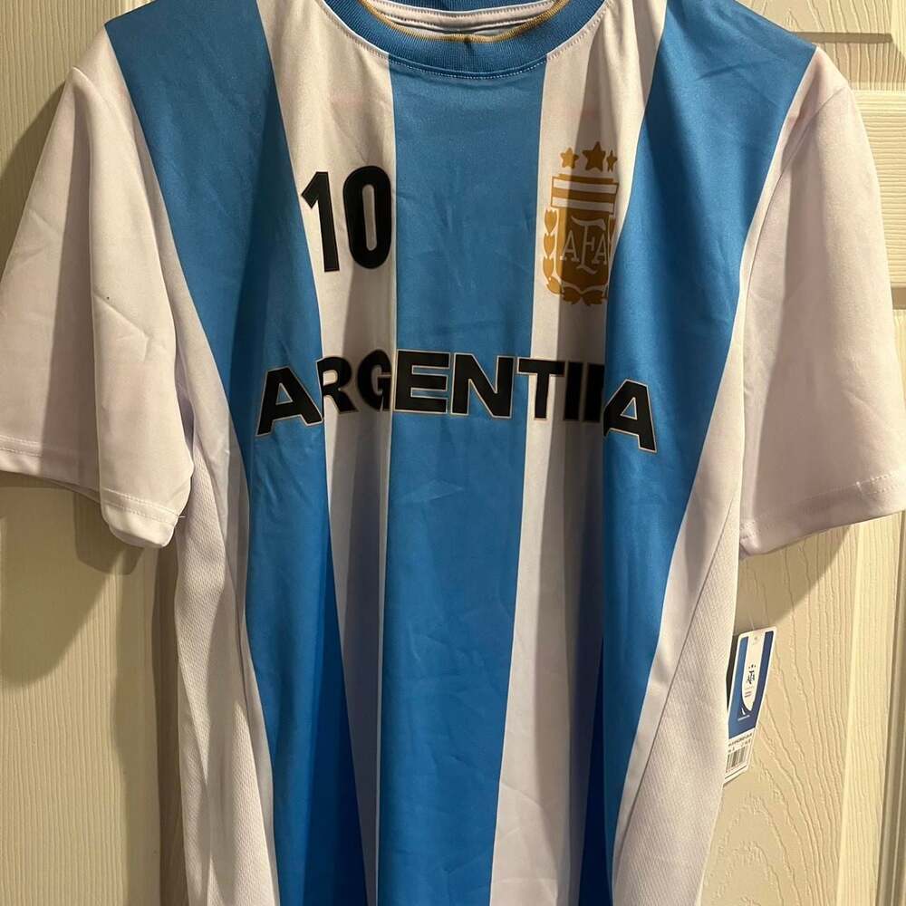 AFA Official Product Argentina Messi 10 Home Jersey